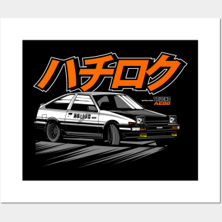 Sprinter Trueno AE86 Posters and Art